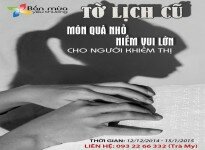 Tờ lịch cũ: Món quà nhỏ - Niềm vui lớn cho người khiếm thị